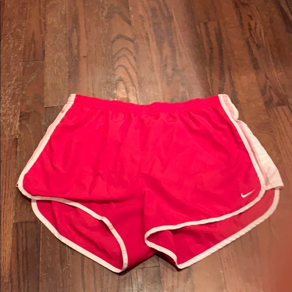 pink nike shorts